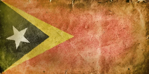 Doğu Timor Bayrağı — Stok fotoğraf