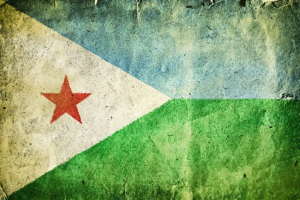 Bandera de djibouti —  Fotos de Stock