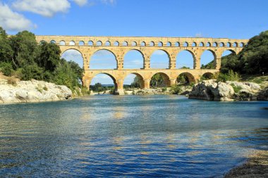 Pont du Gard France clipart