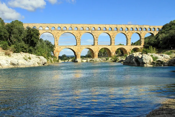 Pont du gard Francji — Zdjęcie stockowe