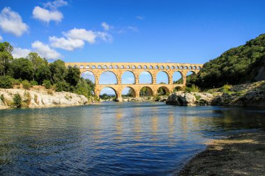 Pont du Gard, south of France clipart