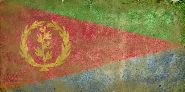 Flagge von Eritrea — Stockfoto