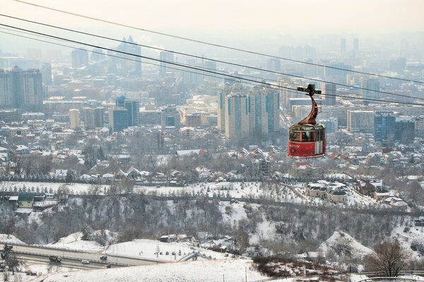 Funicular in Almaty, Kazakhstan