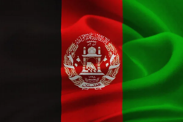 Flagga afghanistan — Stockfoto