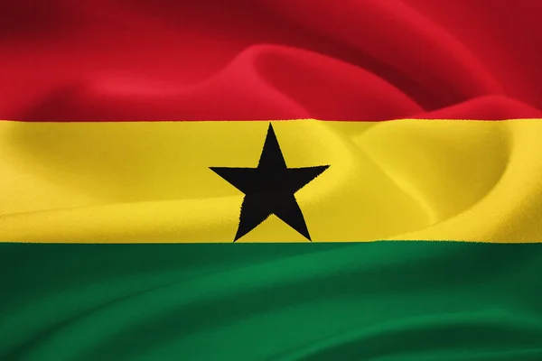 Bandiera del Ghana — Foto Stock