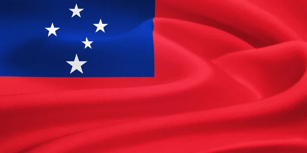 Σημαία των Σαμόα — Φωτογραφία Αρχείου