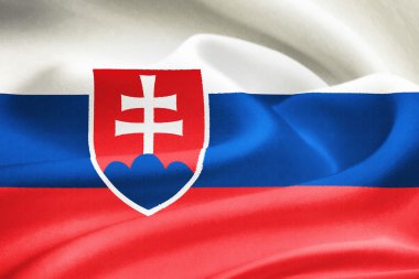 Flag of Slovakia clipart