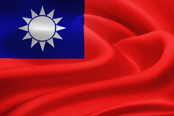 Bandera de Taiwan —  Fotos de Stock