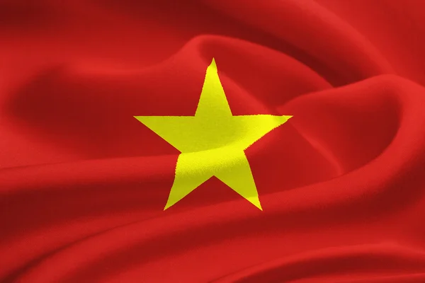 Flagga vietnam — Stockfoto