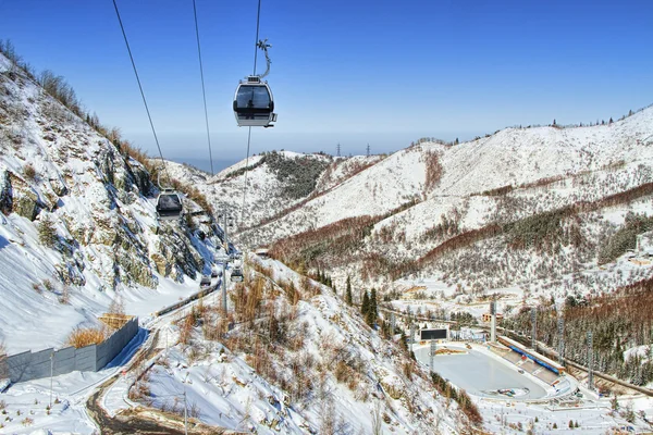 Pista Medeo (Medeu) ad Almaty, Kazakistan — Foto Stock