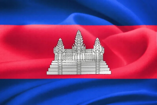 Flagga Kambodja — Stockfoto