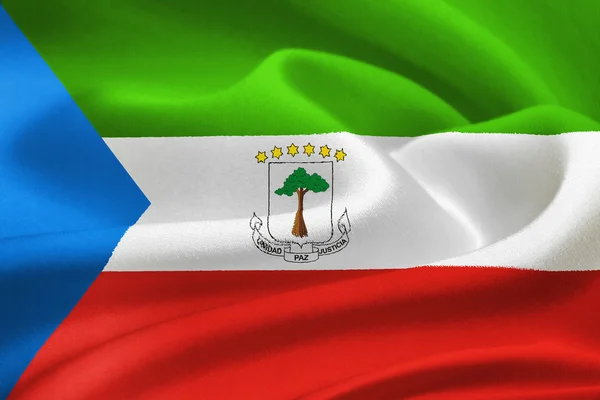 Bandiera di Guinea Equatoriale — Foto Stock
