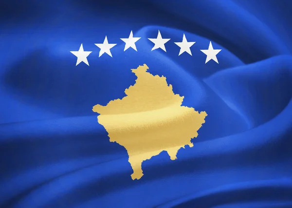 Flag of Kosovo — Stock Photo, Image