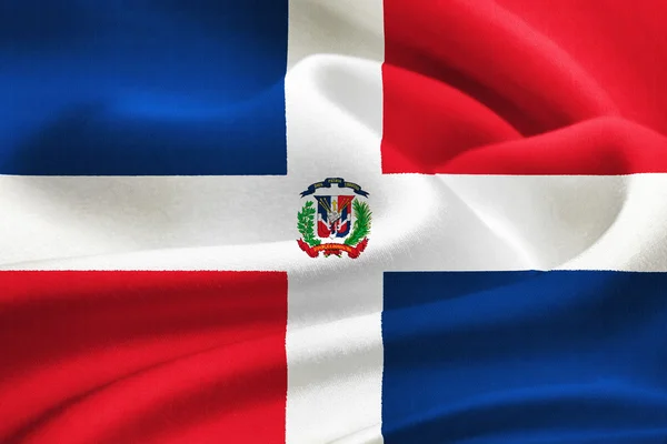 Flag of the Dominican Republic — Stock Photo, Image
