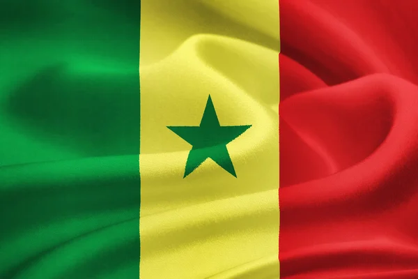 सेनेगल का ध्वज — स्टॉक फ़ोटो, इमेज