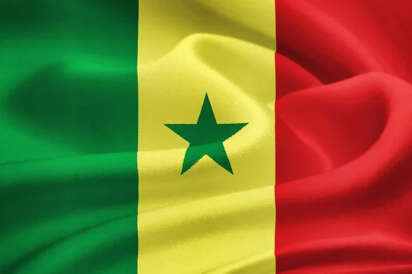 Bandeira do Senegal — Fotografia de Stock