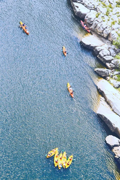 Ardeche canyon, south of France — Stock Photo, Image