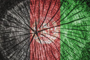 Flag of  Afghanistan clipart