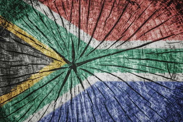 Vlajka Jihoafrické republiky — Stock fotografie