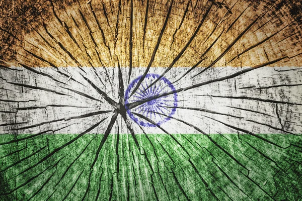 Bandera de India — Foto de Stock