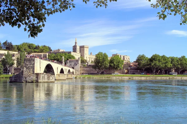 在法国阿维尼翁的圣贝内泽桥 — 图库照片