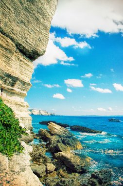 Bonifacio - Picturesque Capital of Corsica, France clipart