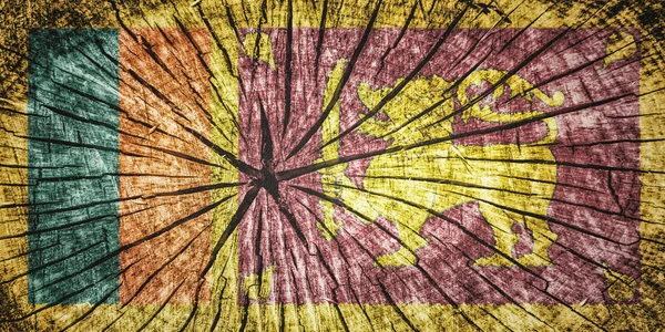 Sri lanka bayrağı — Stok fotoğraf
