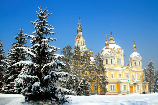 Зенковський собор в Алмати (Казахстан). — стокове фото