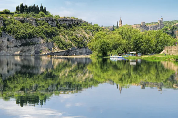 Ardeche canyon, södra Frankrike — Stockfoto