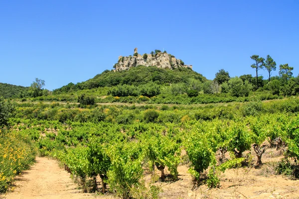 Gicon Kalesi, antik sinyal kule, Provence, Güney Fransa