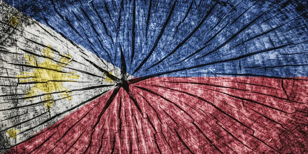 Flagga Filippinerna — Stockfoto