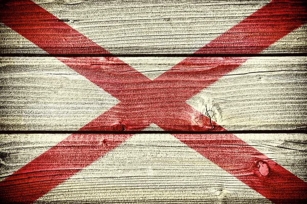Flag of the state of Alabama — Stock Photo, Image