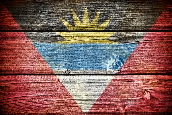 Bandeira de Antígua e Barbuda — Fotografia de Stock