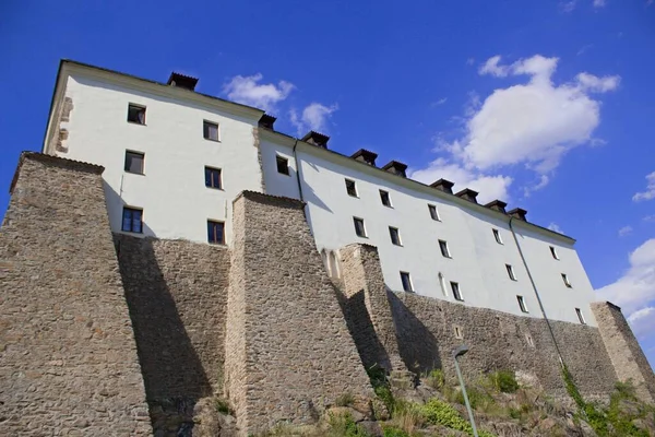 Castelo Kada Originalmente Castelo Real Gótico Kadan Região Protegido Como — Fotografia de Stock