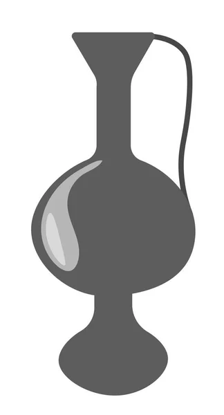 karikatür biçiminde izole edilmiş arkaplan üzerinde sürahi grisi ve röfleler