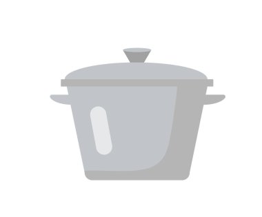 izole edilmiş bir arkaplan vektör illüstrasyonunda vurgulanmış çizgi film biçimi yüzer tavası