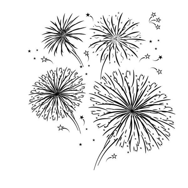 Beyaz arkaplan, klip, tasarım, dekorasyon üzerinde siyah bir hatla tatil selamı