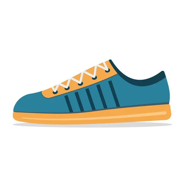 Zapatillas de deporte y fitness, Color aislado Vector Sneakers — Vector de stock