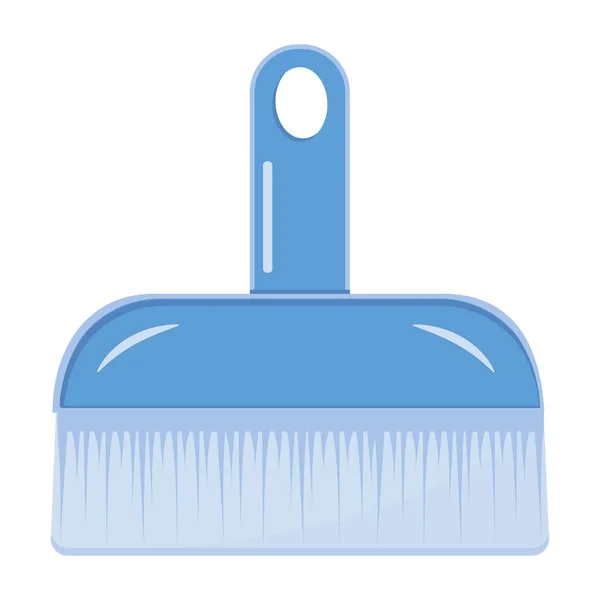 Cepillo Limpieza Interior Ilustración Vectorial Aislada Color — Vector de stock