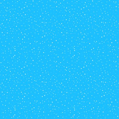 Kış arkaplanı mavi tonlarda, Noel ve yeni yıl için farklı kar taneleri var. Vektör illüstrasyonu