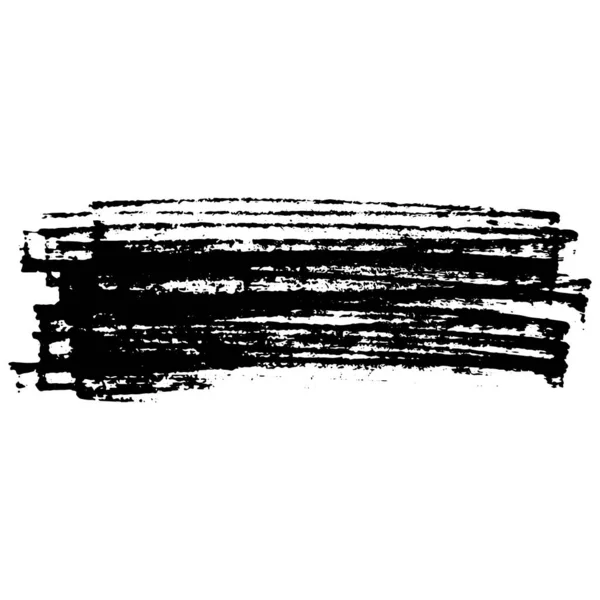 Grunge Hintergrund Pinselstrich Abstrakte Textur Der Nottinte Handgezeichneter Gouachefarbenstreifen Mit — Stockvektor