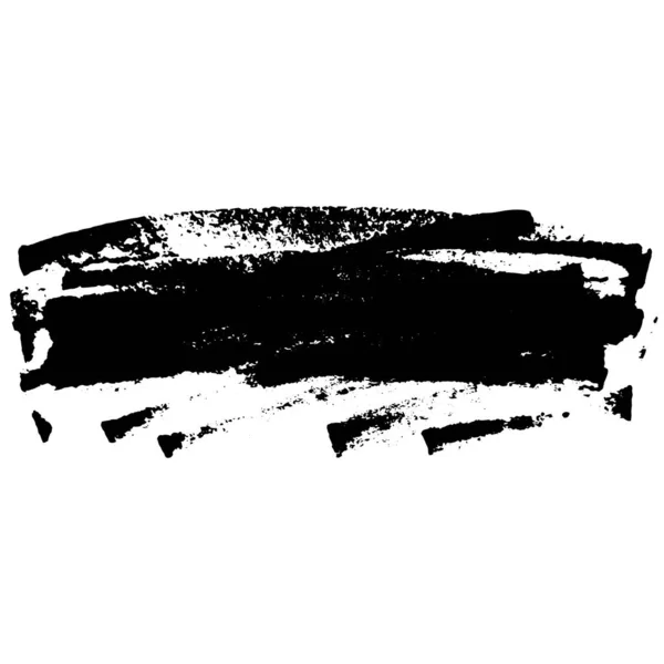 Grunge Hintergrund Pinselstrich Abstrakte Textur Der Nottinte Handgezeichneter Gouachefarbenstreifen Mit — Stockvektor