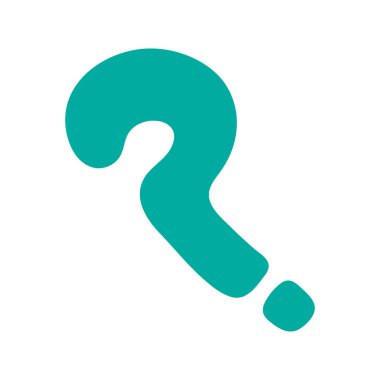 Soru işareti çizilmiş el noktalama şüphesi düz elementi işaret ediyor. Tereddüt uyarısı. SSS kavramını sorgulamak, cevabı bulmak. İzole edilmiş. Vektör illüstrasyonu