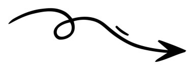 Ok el çizimi karalama yönü büküm göstergesi, işaretçi kaydırma ögesi. Değişik dinamik UI arayüzü yön bulma imleç işareti. İşaretler minimalist sembolü takip ediyor. İzole edilmiş.