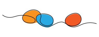 Çevre. İsa 'nın dirilişinin Hıristiyan Ortodoks dini bayramı tasarımı, şenlikli dekorasyon. Düzenlenebilir felç. İzole edilmiş. Vektör