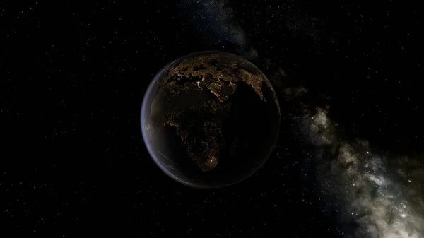 planet Earth, planet Earth from space, full planet Earth, satellite view of the planet 3D render