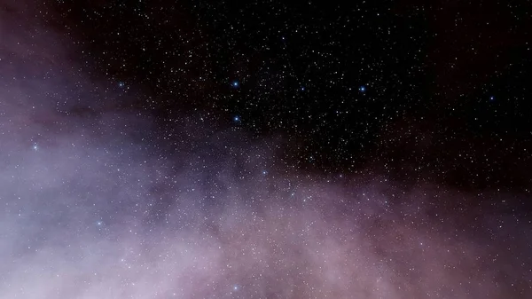 Stars in sky, starry night starlight shine of milky way, space cosmic background, starry background, galactic background 3d render