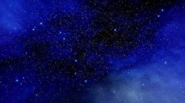 Stars in sky, starry night starlight shine of milky way, space cosmic background, starry background 3d render