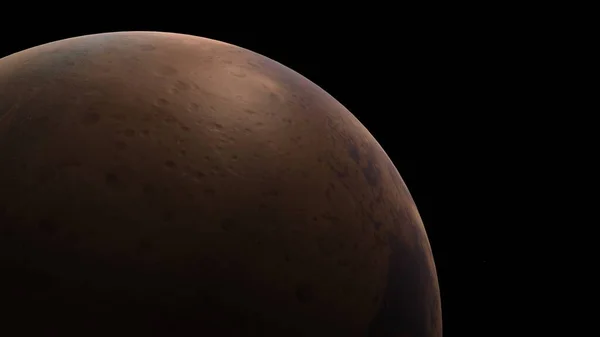 planet Mars, red planet Mars, Mars in the solar system 3d render