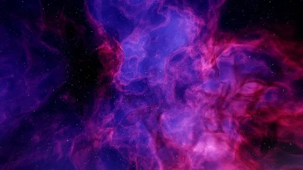 Nebula in space, space HDRI, epic space background 3d render